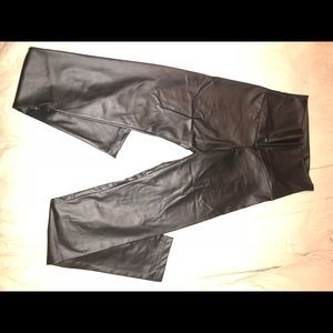 Leather like leggings
